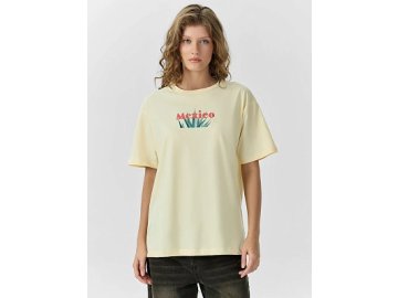 Футболка женская желтая "Mexico"