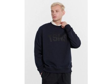 Свитшот мужской синий с печатью