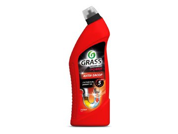 Средство щелочное для прочистки канализационных труб GRASS "DIGGER-GEL" 750мл (125181)