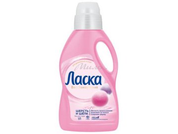 Гель для стирки ЛАСКА Шерсть и шелк Забота о ткани 3D, 16 стирок, 1 л в Светлогорске Мила