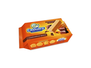 Вафли Сладонеж с шок кремом  170 г Корона