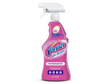 Пятновыводитель для тканей жидкий VANISH OXI Action для предварительной обработки пятен, 500 мл