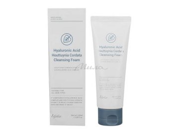 Пенка для  умывания лица ESFOLIO Hyaluronic Acid Houttuynia Cordata Сleansing Foam с гиалуроновой кислотой и экстрактом хауттюйнии, 100 мл