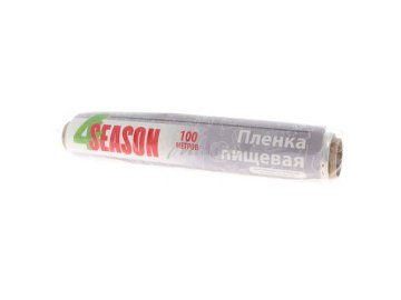Акции Милы Жлобин Только в сети «Мила» - Пленка 4SEASON стрейч для упаковки пищевых продуктов, 100 м