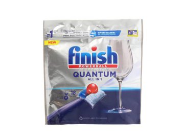 Таблетки для посудомоечных машин FINISH Quantum, 18 шт