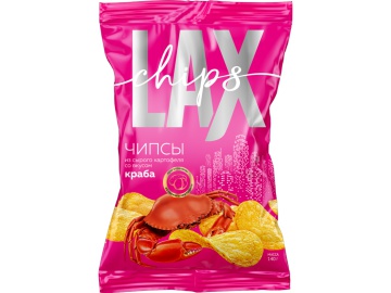 Чипсы картоф. "LAX" (краб) 140г на акции в магазинах Евроопт
