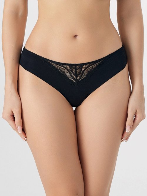 Трусы женские бесшовные черные, фото 2 из 24