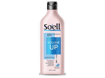 Шампунь для волос SOELL BioProvince Extra Volume Объем и сила для жирных волос у корней и сухих на кончиках, 400 мл