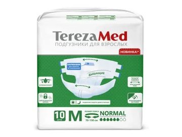 Подгузники одноразовые для взрослых TerezaMed Medium Normal уп.10