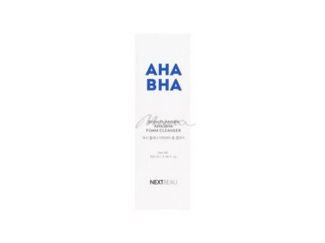 Пенка для лица NEXTBEAU Wish Planner AHA/BHA Foam Cleanse очищающая с AHA/BHA кислотами, 100 мл
