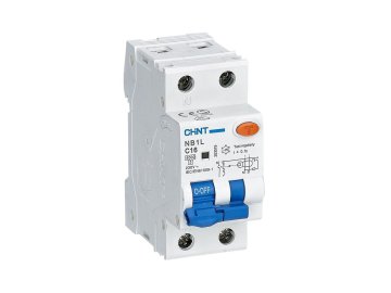 Автомат дифференциальный CHINT NB1L 1P+N C25 30mA AC 10kA 36mm R