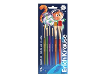 Набор кистей Erich Krause Space Animals 61850 (6 шт)