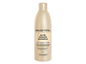 Шампунь СONCEPT Salon Total Nutri Keratin для восстановления волос, 300 мл