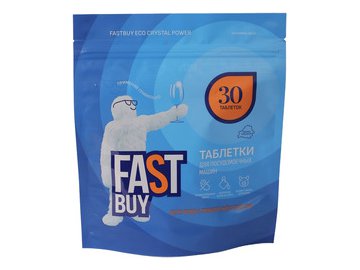 Таблетки для посудомоечной машины FASTBUY ECO Crystal Power, 30шт