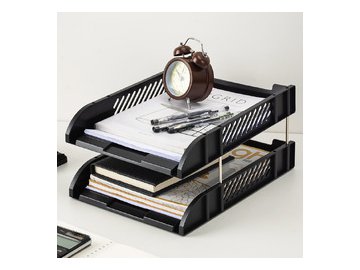 Лоток для бумаг горизонтальный DELI 9216BLACK 5 элемент