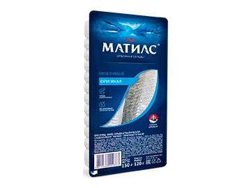 Филе сельди Матиас Оригинал в масле 150 г