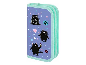 Пенал ПИФАГОР Funny cats 273481