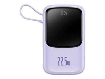 Портативное зарядное устройство Baseus Qpow Pro Digital Display Fast Charge PPQD2-20C (фиолетовый)