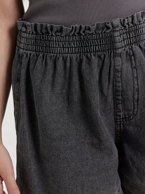 Шорты джинсовые для девочек серые, фото 5 из 5