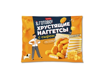 Хрустящие наггетсы с сыром зам. 650 г