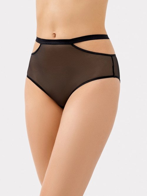 Трусы женские макси в черном цвете, фото 2 из 18