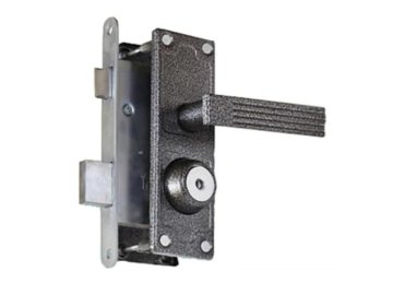 Замок врезной ЗВ4Дт-03-08/2.2 антик серебро в Минске Ома