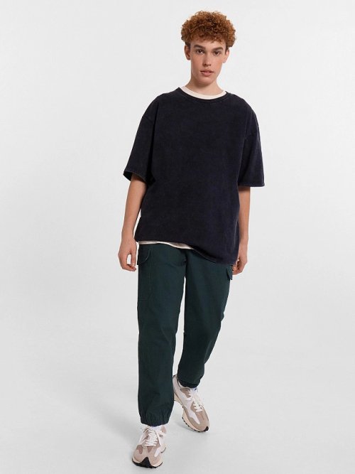 Брюки джоггеры мужские зеленые, фото 2 из 6