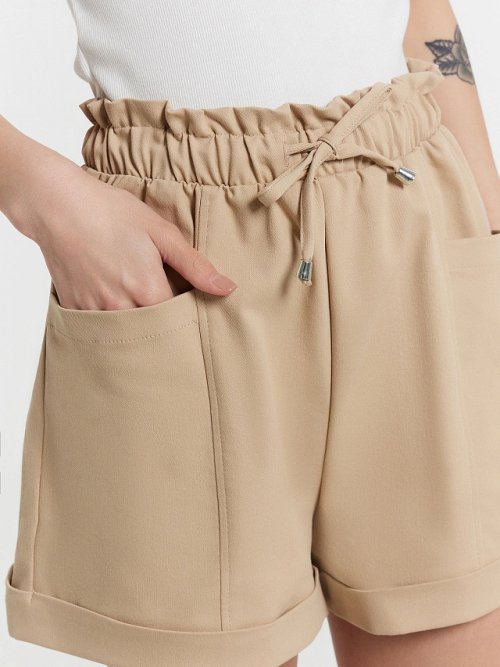 Шорты женские бежевые, фото 5 из 5