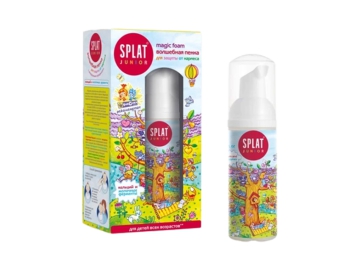 Волшебная пенка д/ рта Splat Junior с возд. пузырьками Кальций и мол. ферменты 50 мл Корона