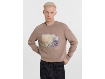 Джемпер мужской бежевый с печатью в Лепеле Марк Формель