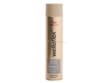 Лак для волос WELLAFLEX Shine & Hold Сияние и фиксация ультра сильной фиксации”, 250 мл