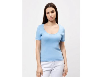 Футболка женская regular fit в голубом цвете Марк Формель