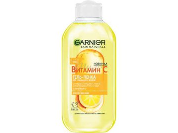 Гель-пенка Garnier Skin Naturals 200мл для умывания с водой Витамин С