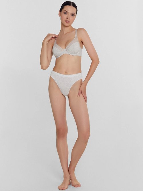 Бюстгальтер женский макси в сером цвете, фото 4 из 18