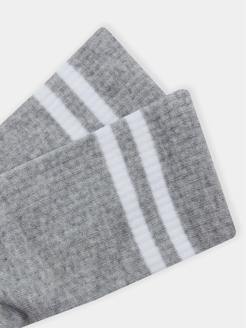 Носки женские серые с контрастными полосками, фото 4 из 12