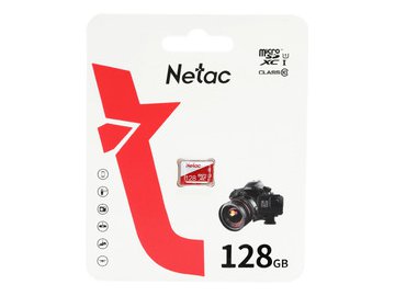 Карта памяти Netac microSDXC P500 ECO NT02P500ECO-128G-S 128GB