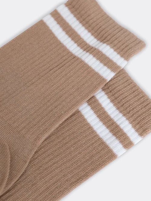 Носки женские бежевые длинные, фото 3 из 9