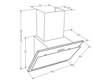 Вытяжка Akpo Juno Eco 60 WK-4 (черный) 5 элемент