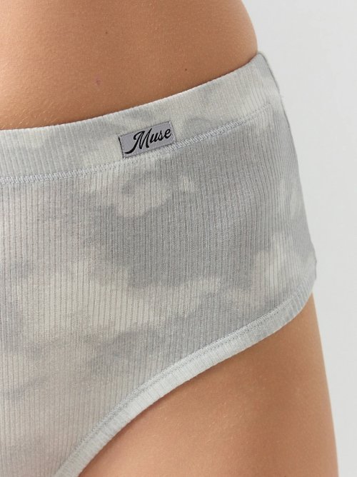 Трусы макси женские серые, фото 5 из 24