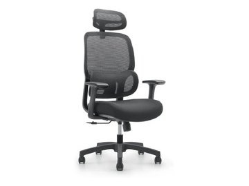 Кресло компьютерное SitZone U-073A (сетка/ткань, черный)