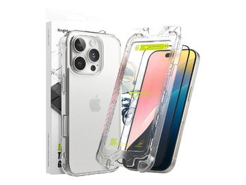 Защитное стекло RINGKE EASY SLIDE для IPHONE 16 PRO BLACK (2шт)