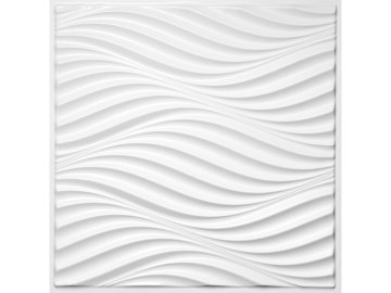 Панель ПВХ 3D облицовочная Grace ПОРТУ белый 595х595 мм в Минске Ома