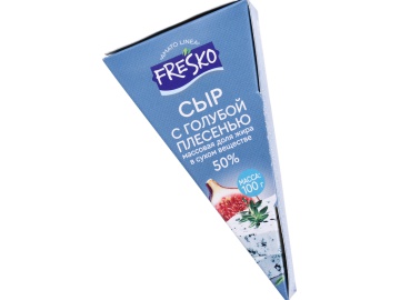 Сыр "FRESKO"(50%,с голубой плесень)100г