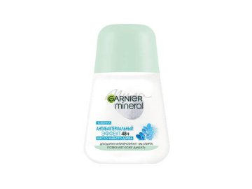 Антиперспирант роликовый GARNIER Mineral Эффект чистоты Антибактериальный, 50 мл