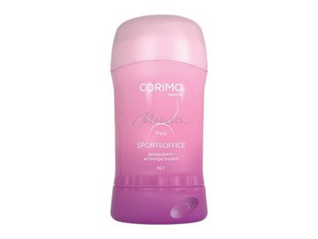 Дезодорант-антиперспирант CORIMO Sport & Office pink в стике для тела твердый, 60 г