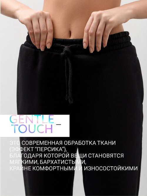 Теплые брюки женские черные с начесом, фото 3 из 26