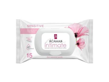 Салфетки влажные д/инт.гигиен Я самая Ромашка 15шт в Могилеве Мила