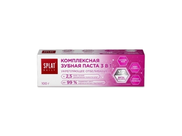 Зубная паста SPLAT Daily Укрепляющ отбеливание 3 в 1, 100 г.