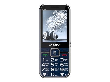 Мобильный телефон Maxvi P18i +ЗУ WC-114 (синий)
