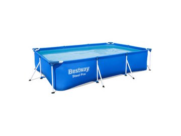 Каркасный бассейн Bestway STEEL PRO 56411 (300х201х66 см) с фильтр-насосом на акции в магазинах 5 элемент
